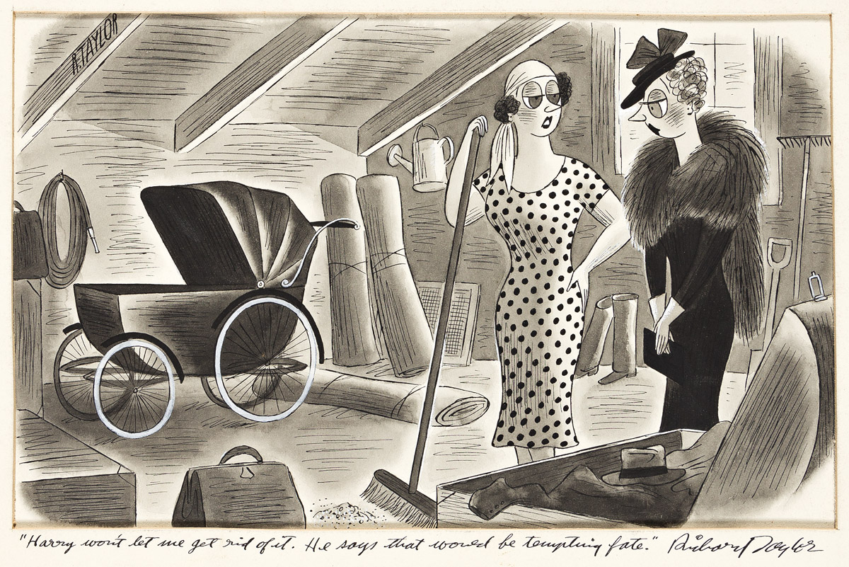 RICHARD TAYLOR (1902-1970) Group of three cartoons published in Colliers magazine.
